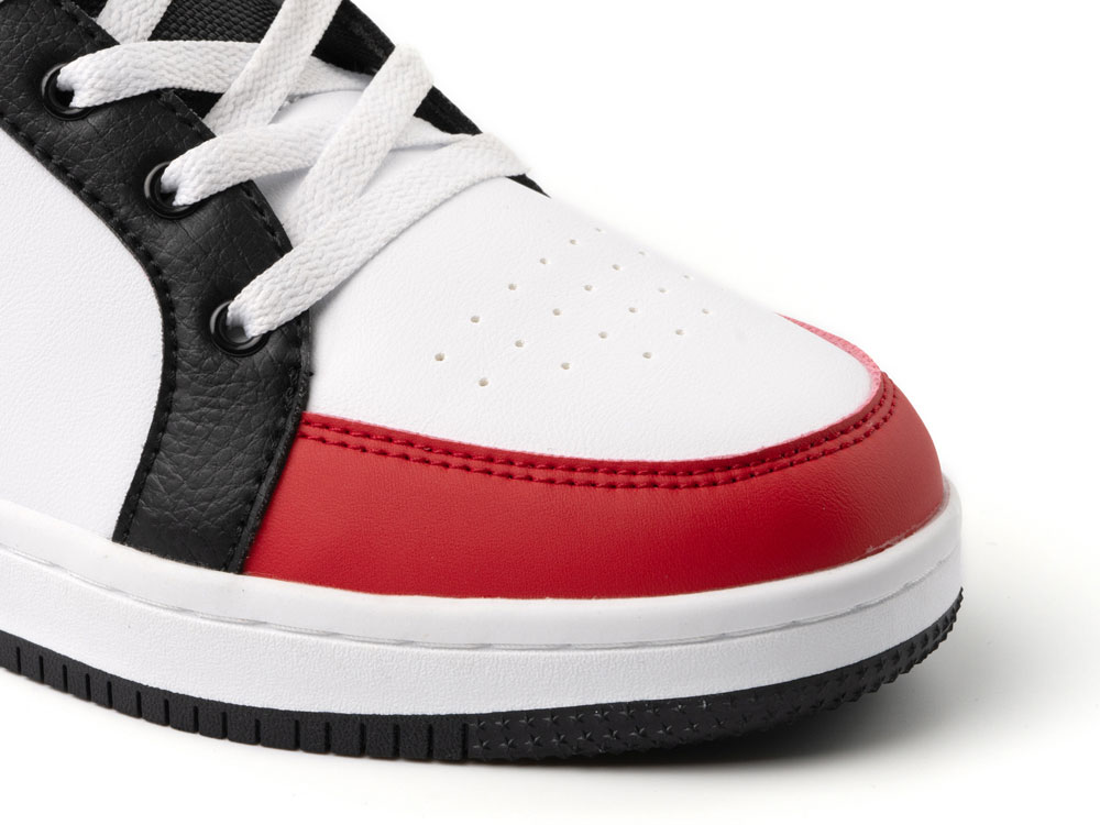 Кеды Space унисекс, черный/белый/красный-5