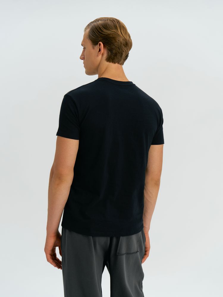 Футболка унисекс Regent 150, зеленая (изумрудная)-3