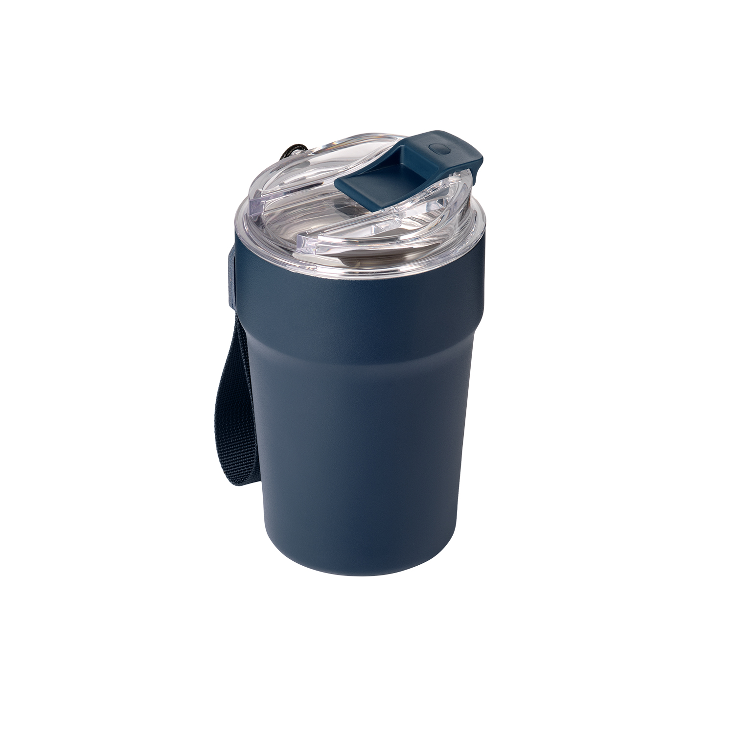 Термокружка вакуумная Monaco, синяя-5