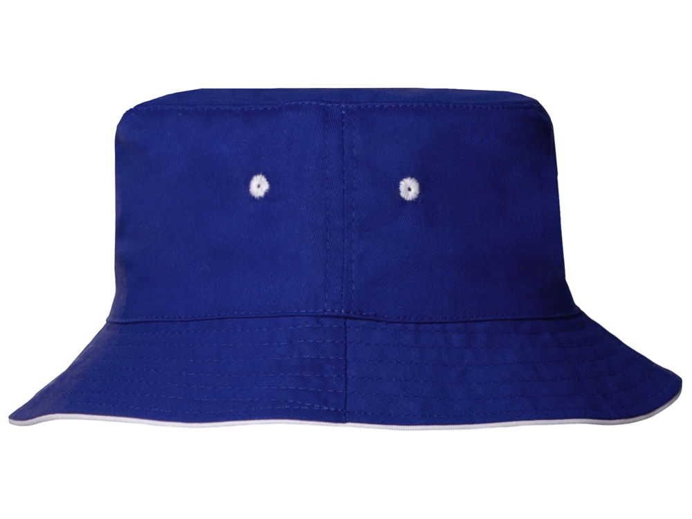 Панама с контрастной окантовкой , классический синий/белый-4