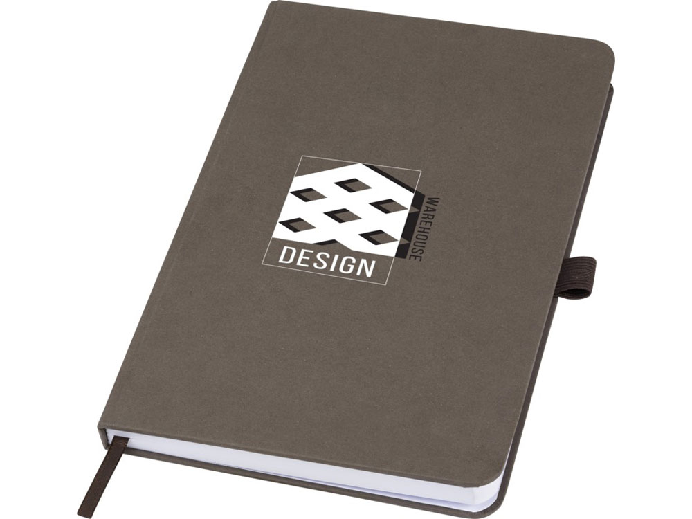 Блокнот Fabianna с мятой бумагой в твердой обложке, coffee brown-6