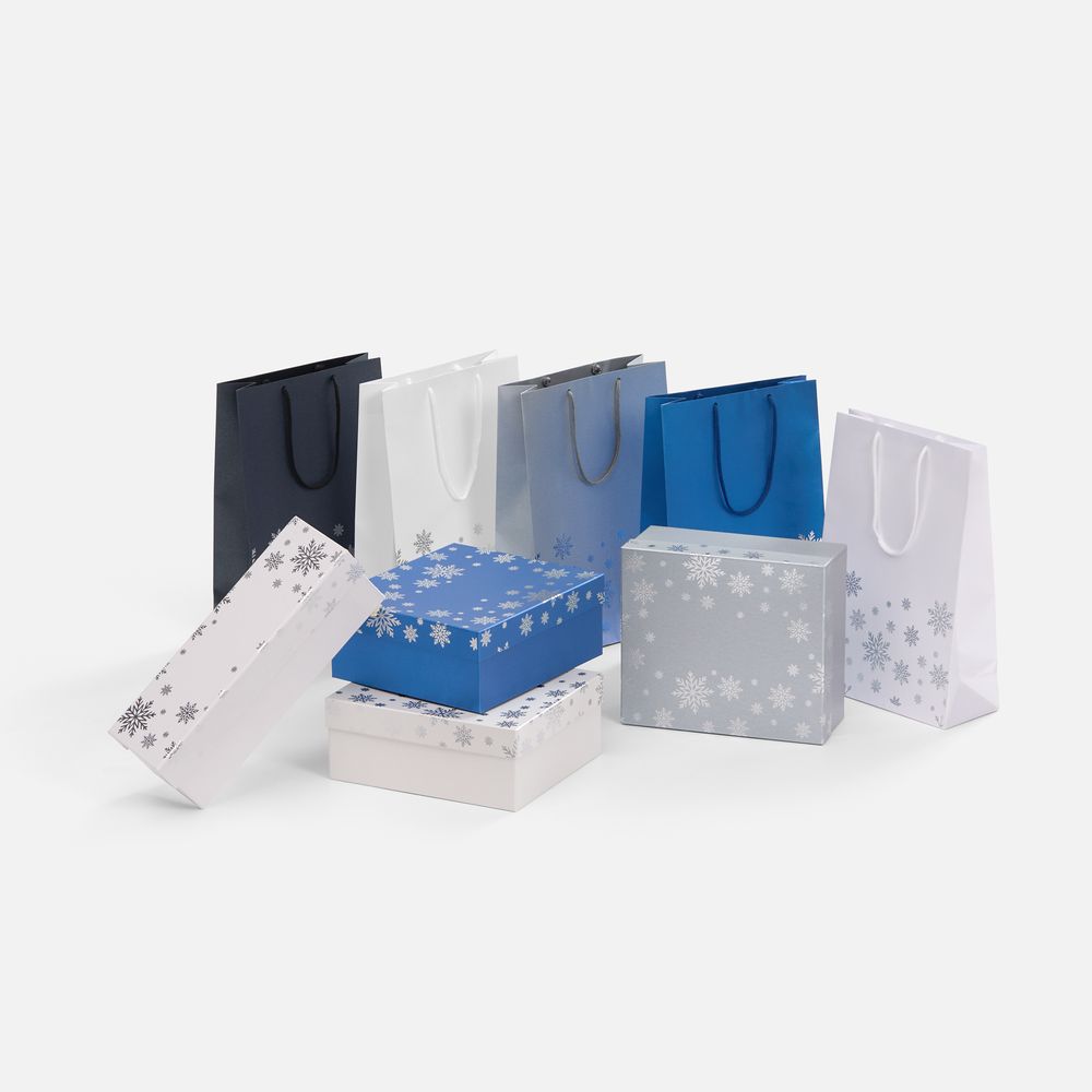 Коробка Wintry под бутылку, белая-2