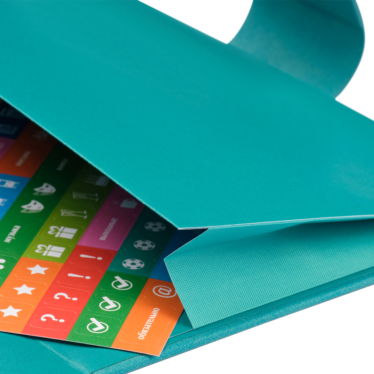 Ежедневник Ritz недатированный, бирюзовый, твердая обложка-12