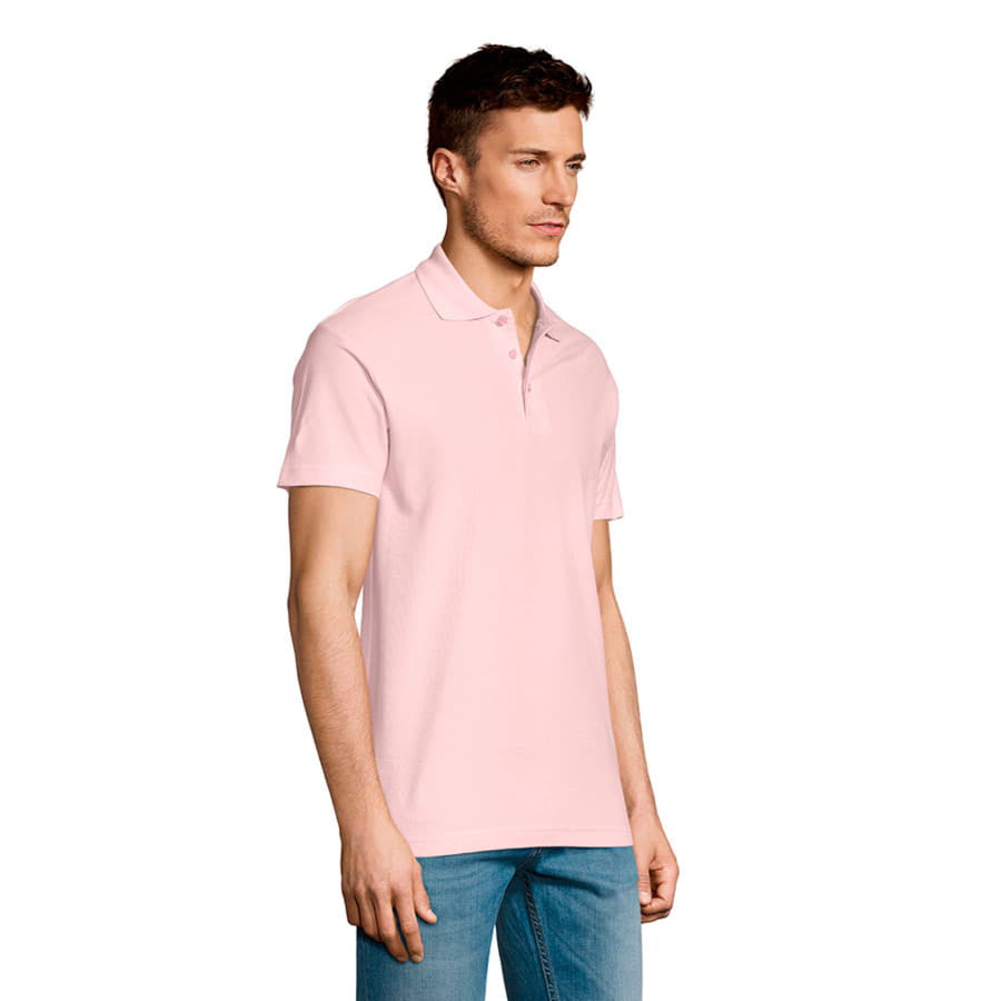 Рубашка поло мужская SUMMER II 170, розовый-5