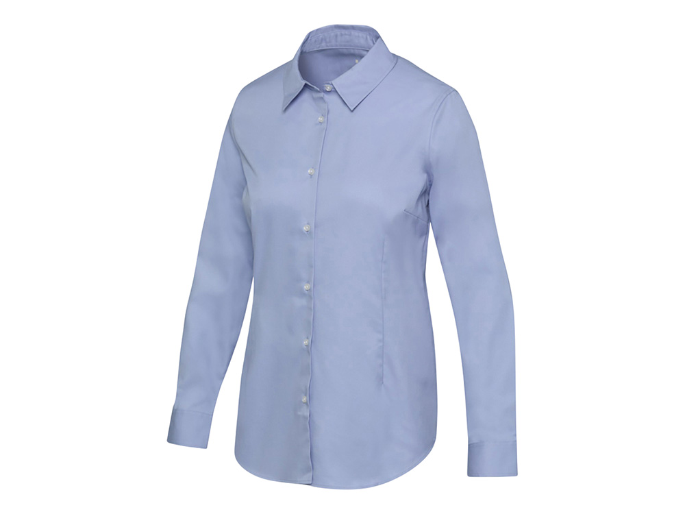 Citrine женская рубашка из твила - Голубой-0