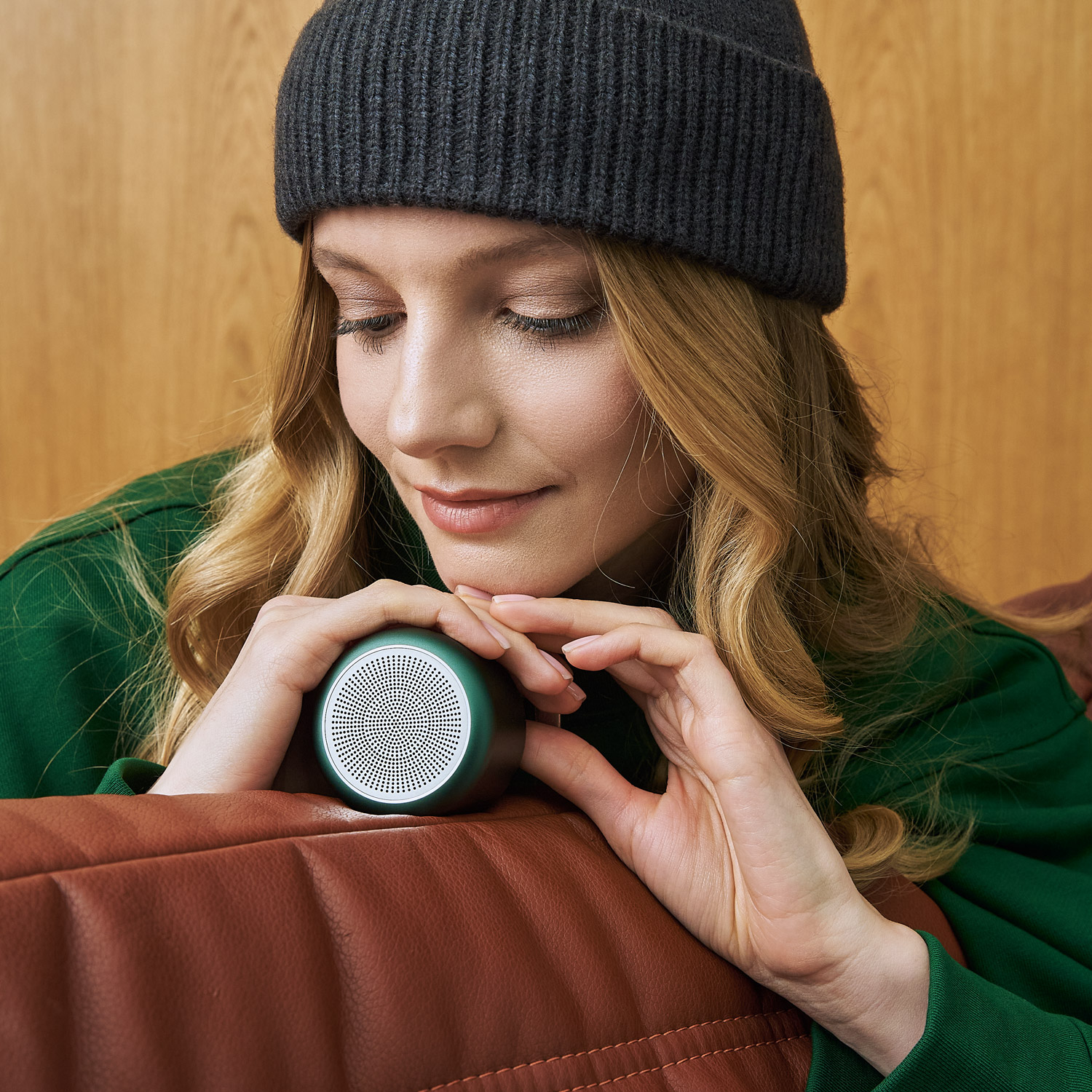 Беспроводная колонка Пэшн (Passion) 80dB 600 mAh (Bluetooth 5.0), зеленая-8