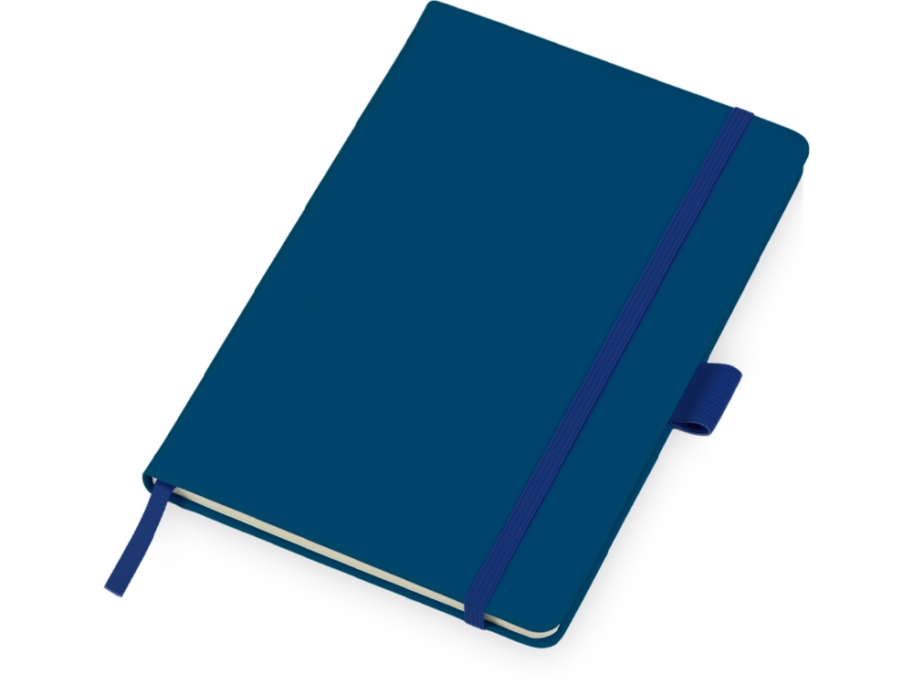 Подарочный набор Vision Pro soft-touch с ручкой и блокнотом А5, синий-4