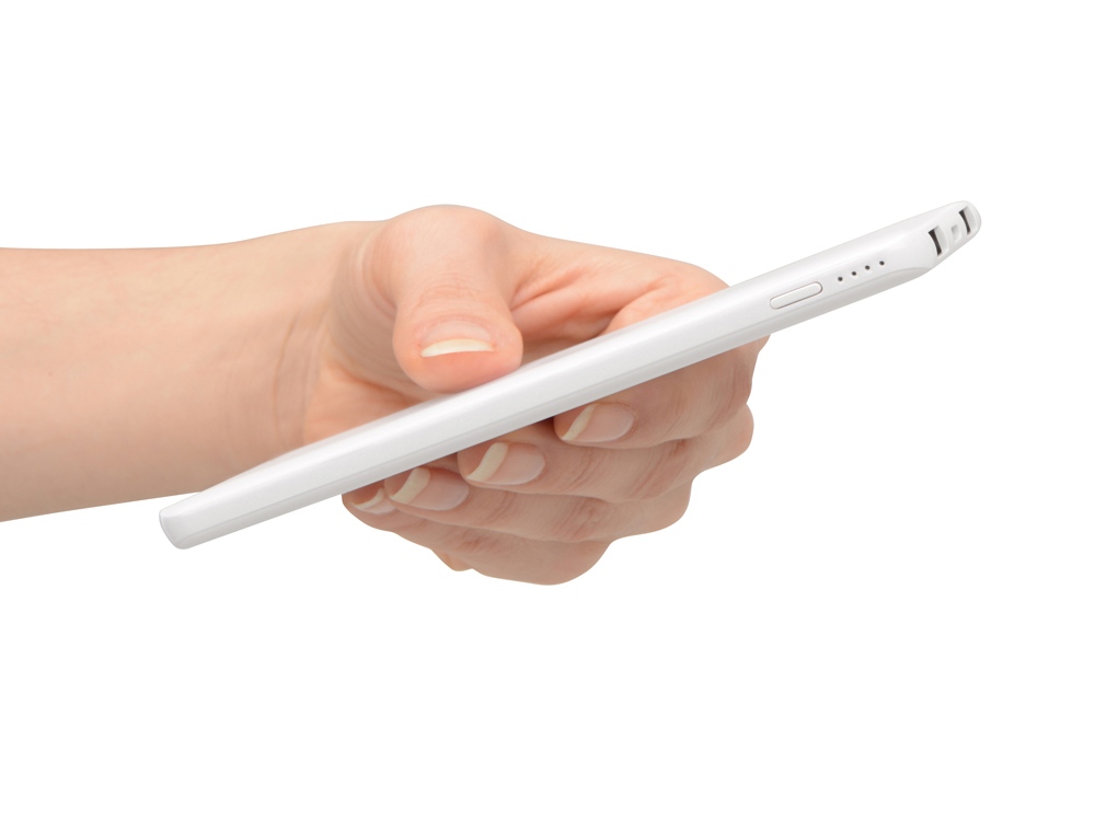 Портативное зарядное устройство Blank с USB Type-C, 5000 mAh, белый-2