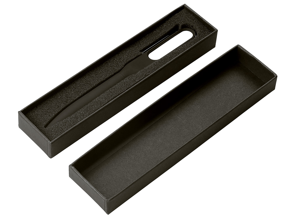 Металлическая ручка с флешкой на 16 Гб и светящимся логотипом Patronus, матовая черная-8