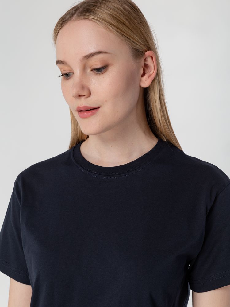 Футболка унисекс T-Bolka 160, темно-синяя-4