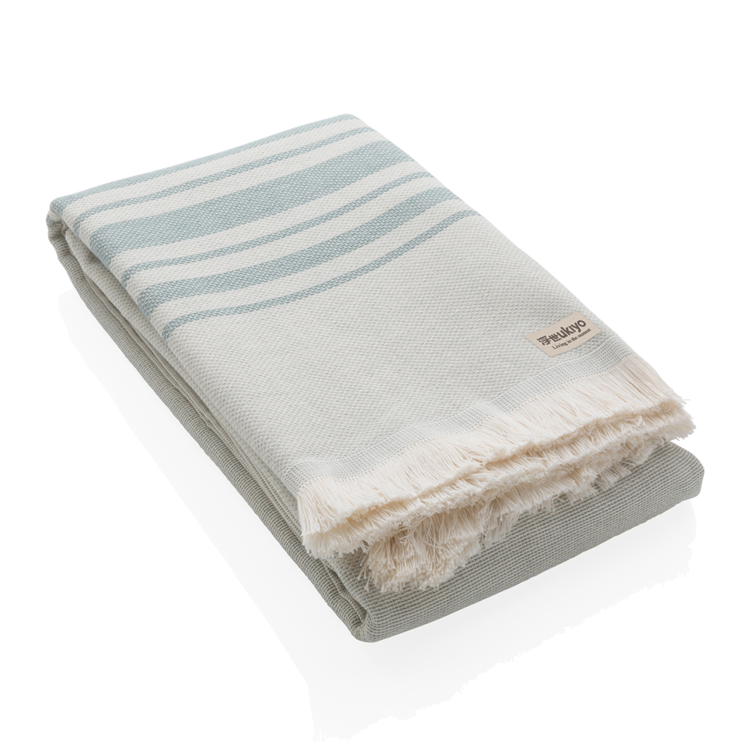 Накидка Ukiyo Yumiko из переработанного хлопка AWARE™, 100x180 см-0