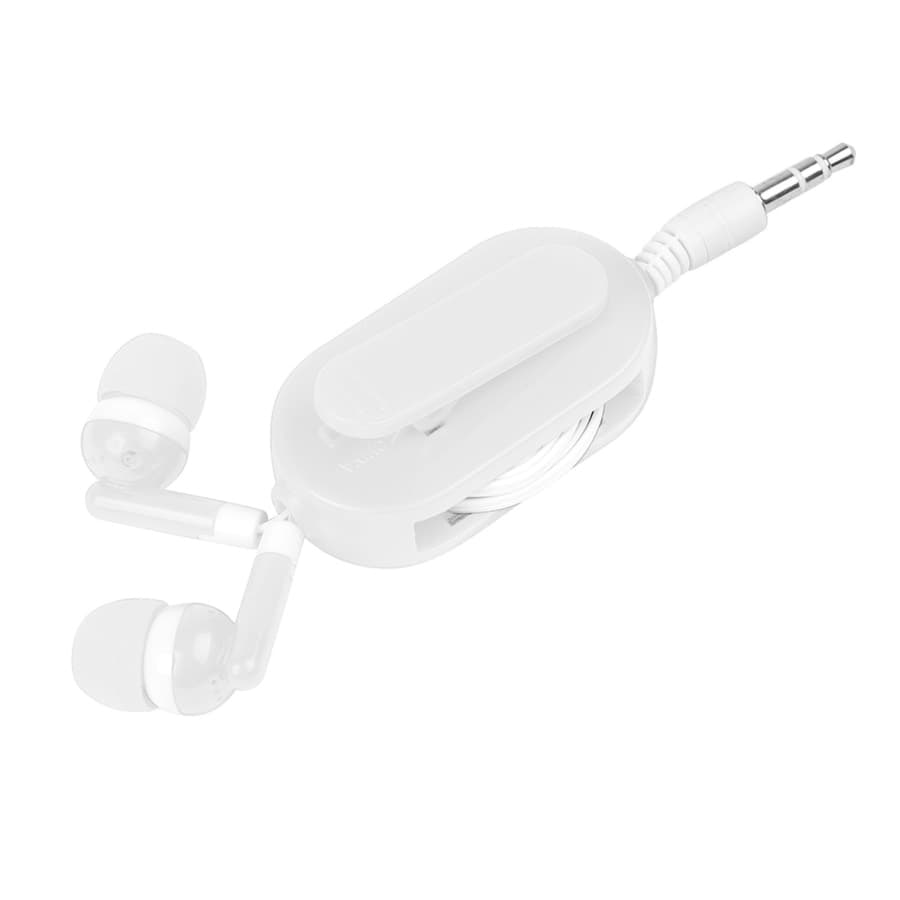 Наушники со светоотражателем и держателем RASUM, белый-2