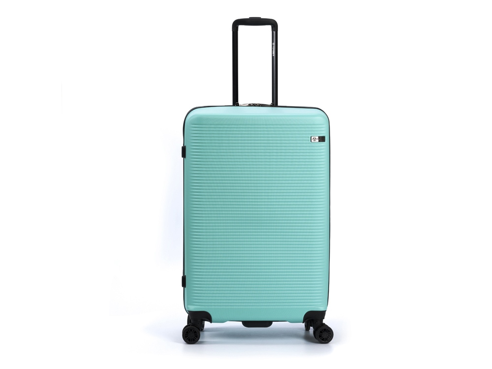 Чемодан TORBER Caspian, светло-зелёный, ABS-пластик, 49 х 29 х 78 см, 96 л-2