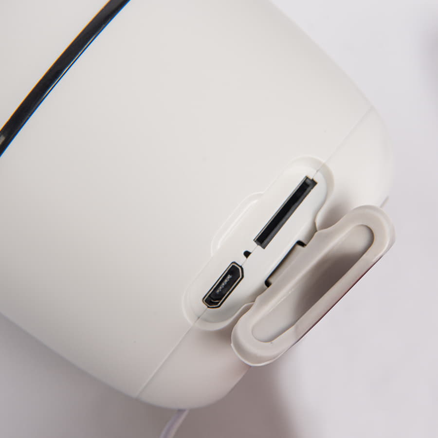 Портативная mini Bluetooth-колонка Sound Burger "Bang" белая, белый-5