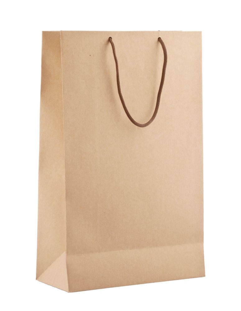 Пакет бумажный «Крафт», M, неокрашенный-1