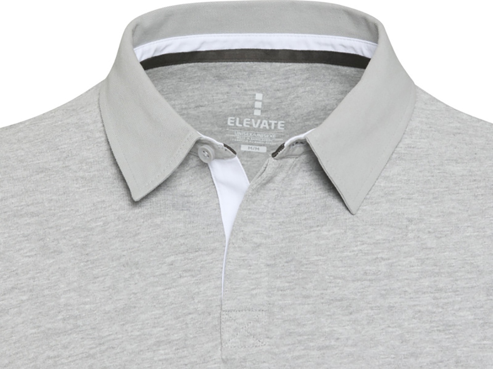 Clyde толстовка-поло унисекс для регби - Серый яркий-3