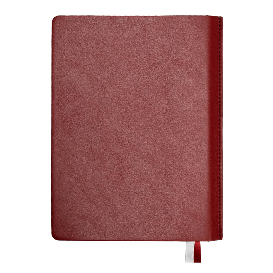 Ежедневник недатированный MAVE, бордовый, А5, блок в линейку, бордовый-2