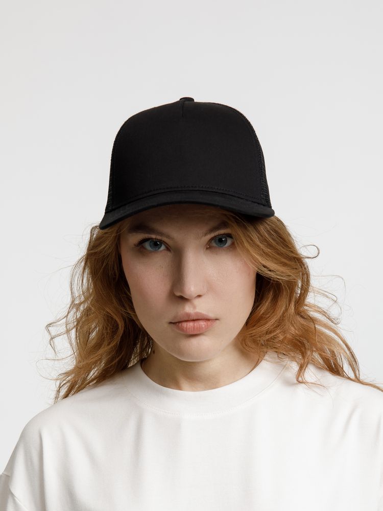 Бейсболка Seguro Air, черная-5