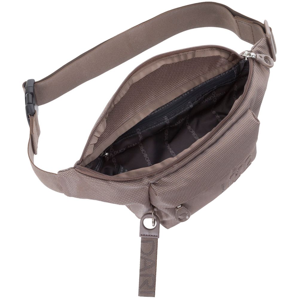 Сумка поясная MD20, серо-коричневая-4