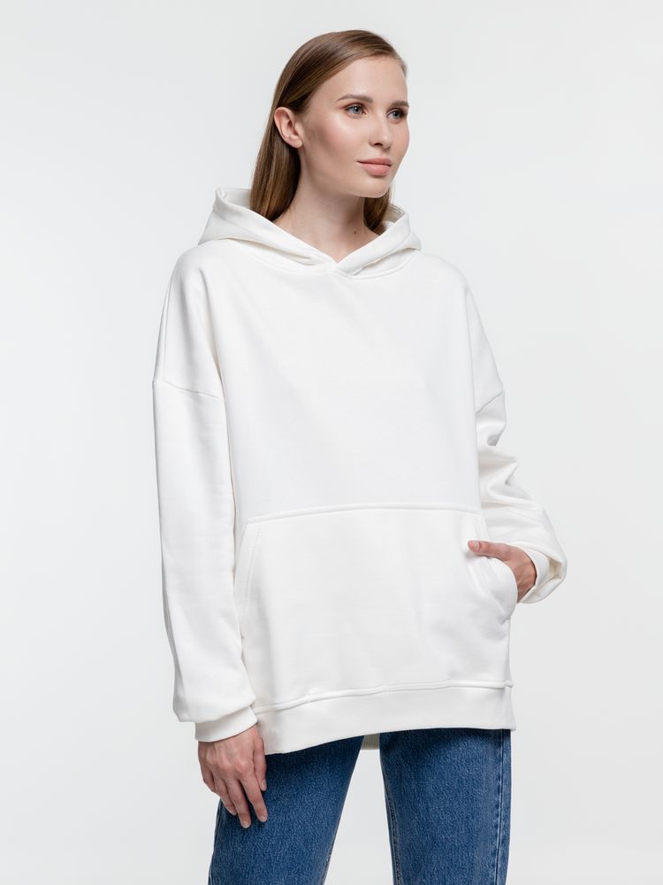 Худи оверсайз Kulonga Comfort Heavy, молочно-белое-4