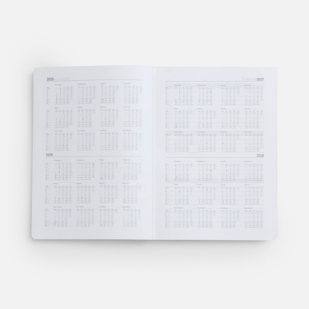 Ежедневник New Factor, недатированный, черный-3