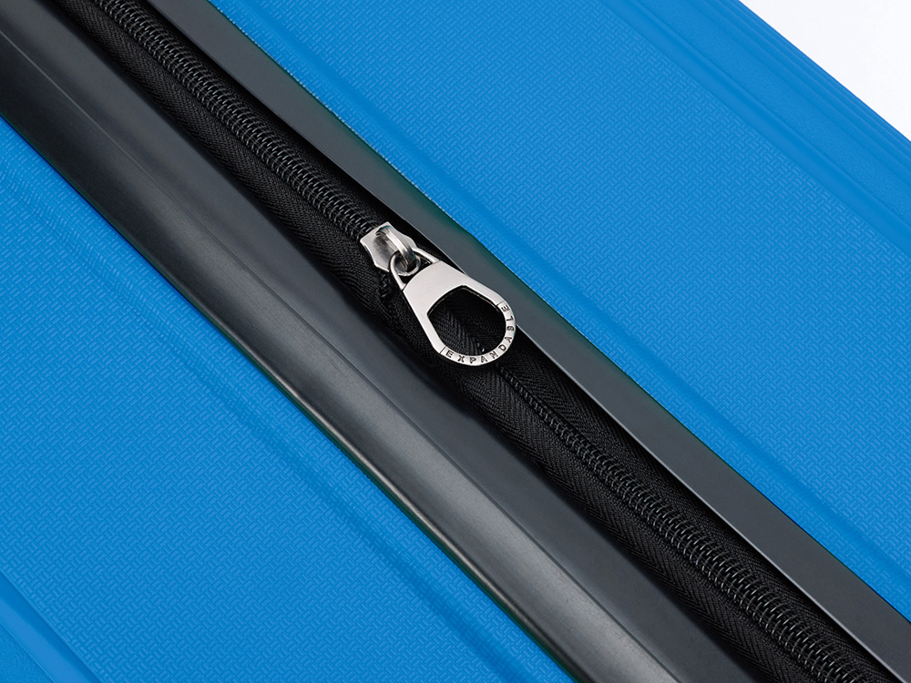 Чемодан TORBER В Отпуск, ярко-синий, полипропилен, 55 х 36 х 21,5 см, 37 л-9