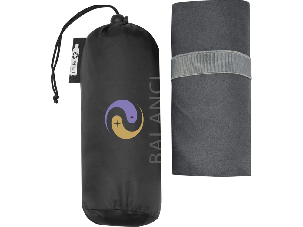 Pieter сверхлегкое быстросохнущее полотенце из переработанного РЕТ-пластика, серый-5