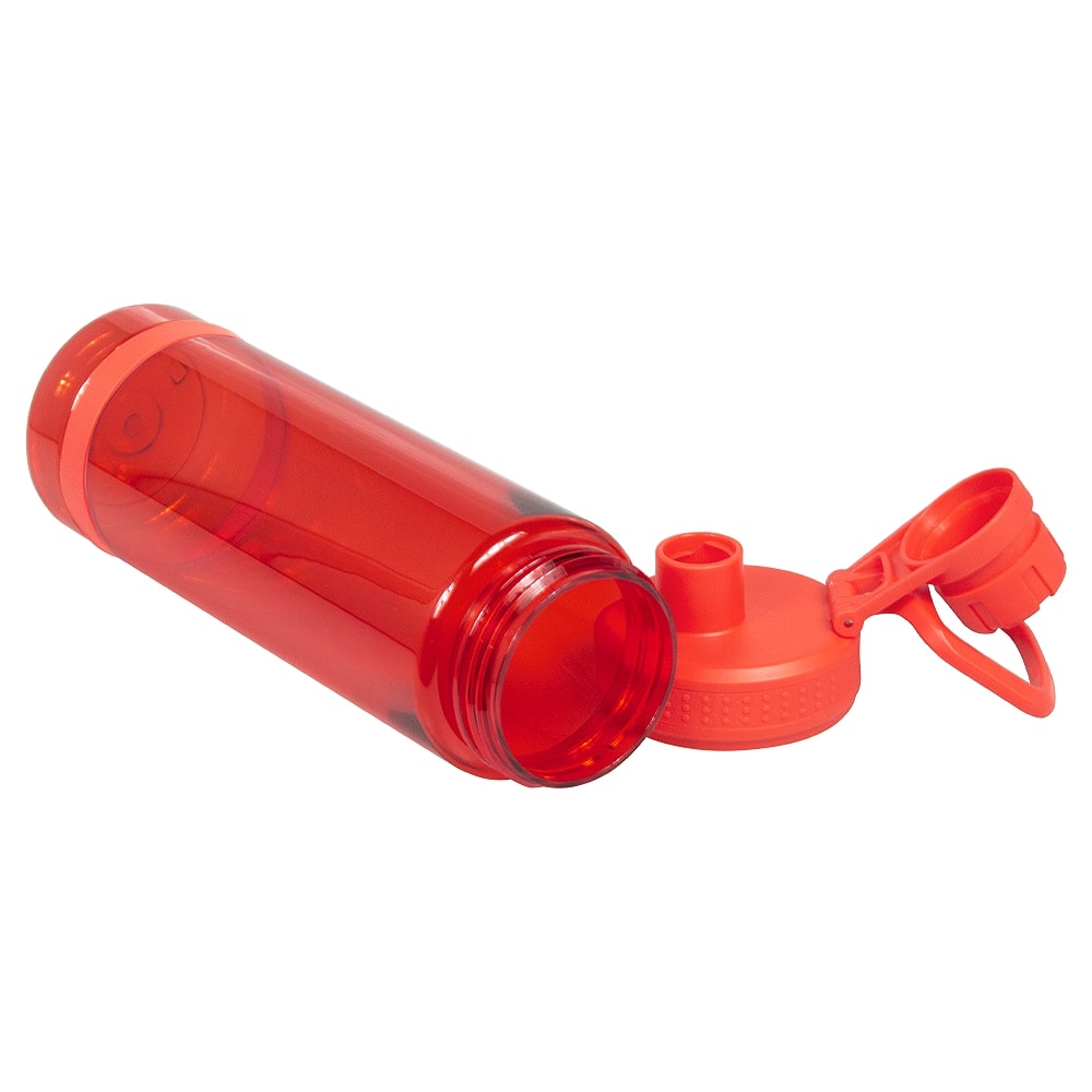 Пластиковая бутылка Oslo, Красный-4