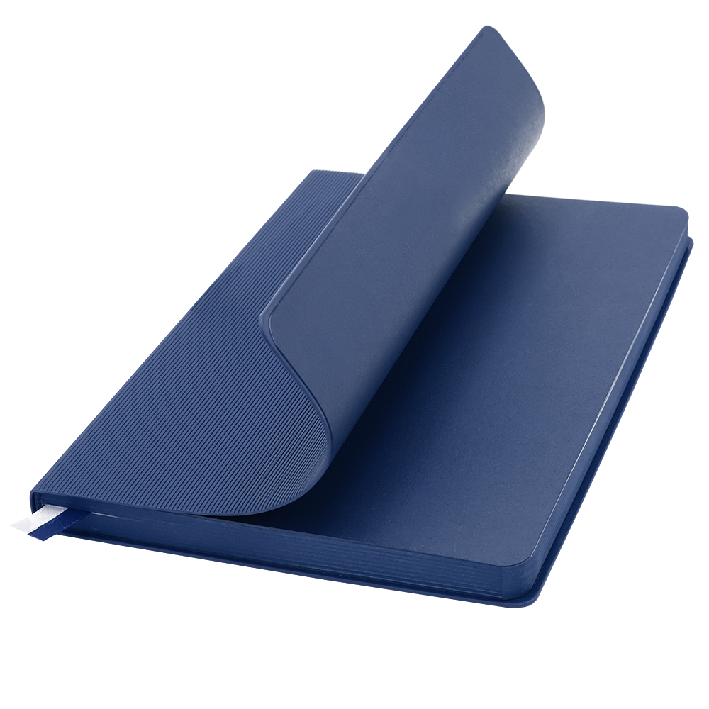 Ежедневник A5 недатированный Gabby в мягком переплёте, Темно-синий-0