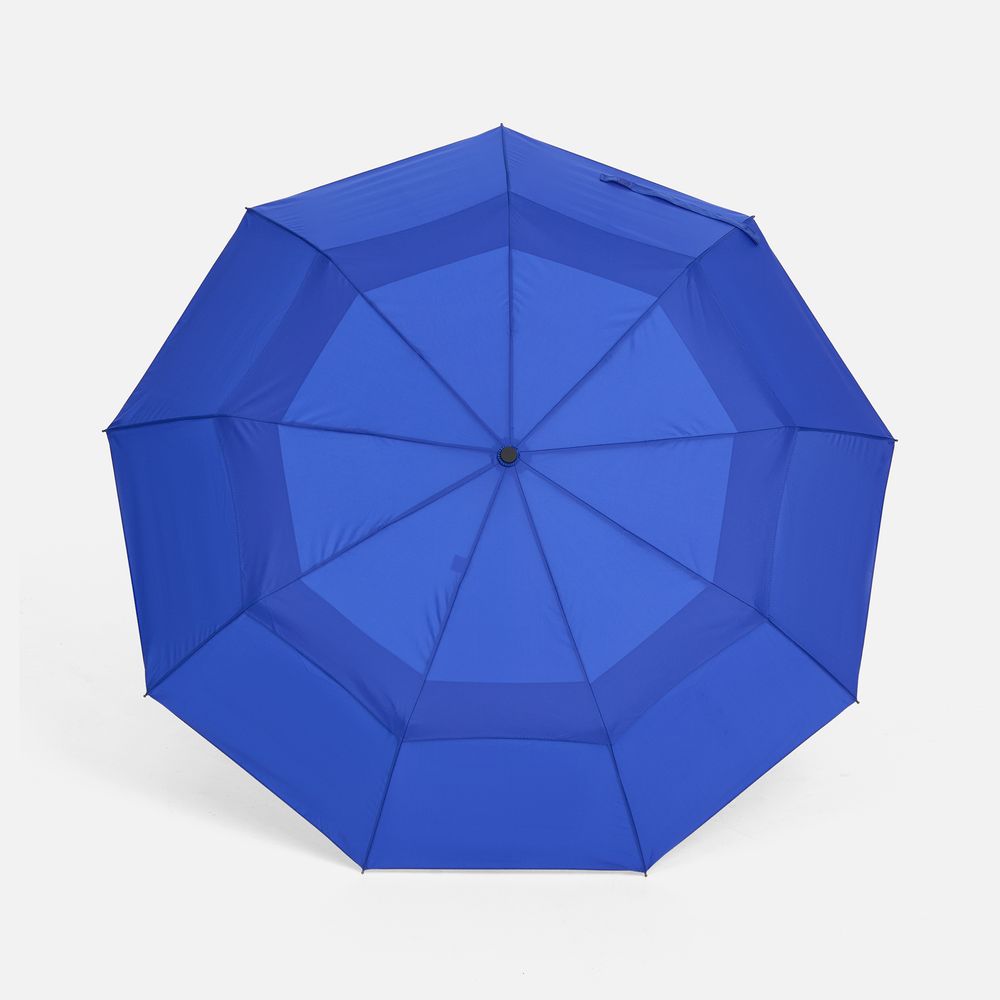 Складной зонт Dome Double с двойным куполом, синий-2