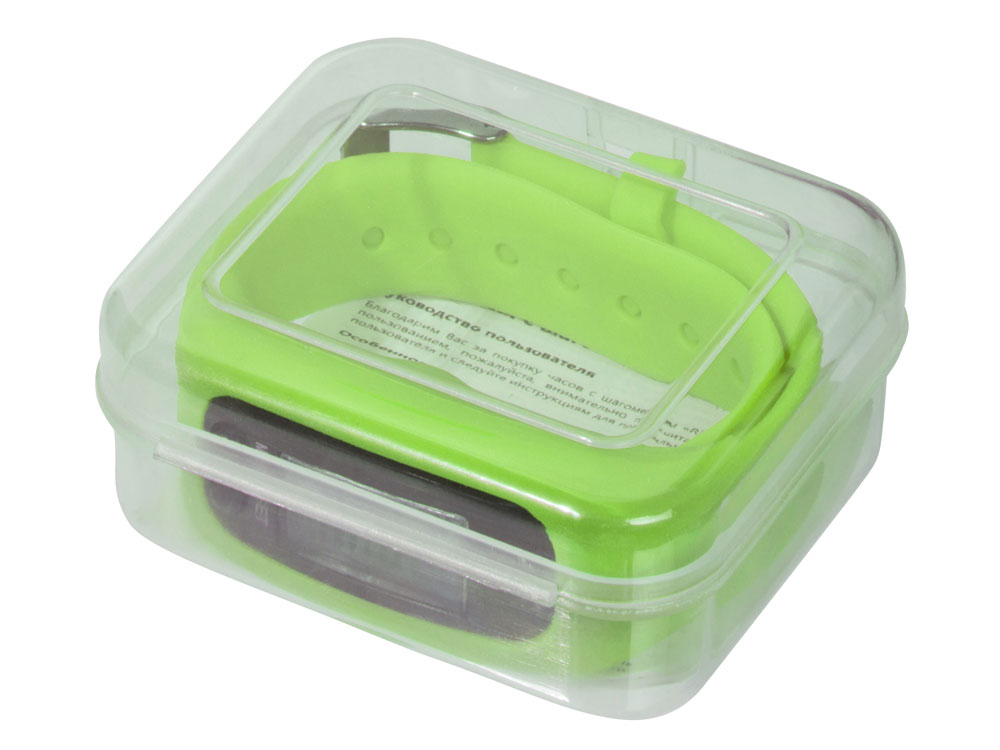 Наручные часы с шагомером Ridley, лайм-5