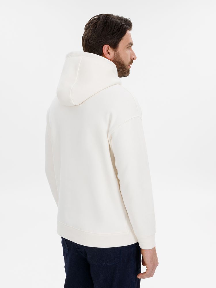 Худи оверсайз унисекс Snuggie, молочно-белое-5