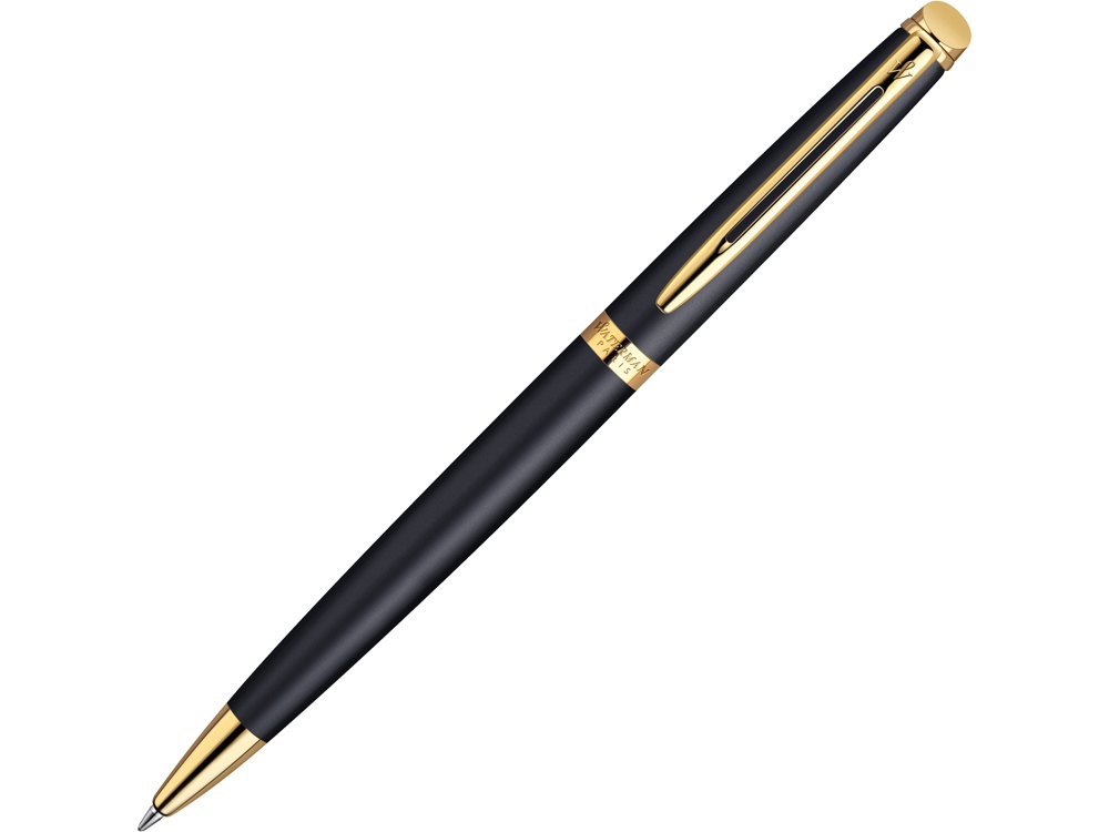 Шариковая ручка Waterman Hemisphere, цвет: MatteBlack GT, стержень: Mblk-0