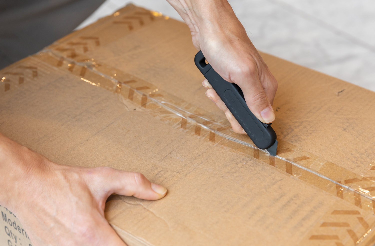 Безопасный строительный нож для посылок-3