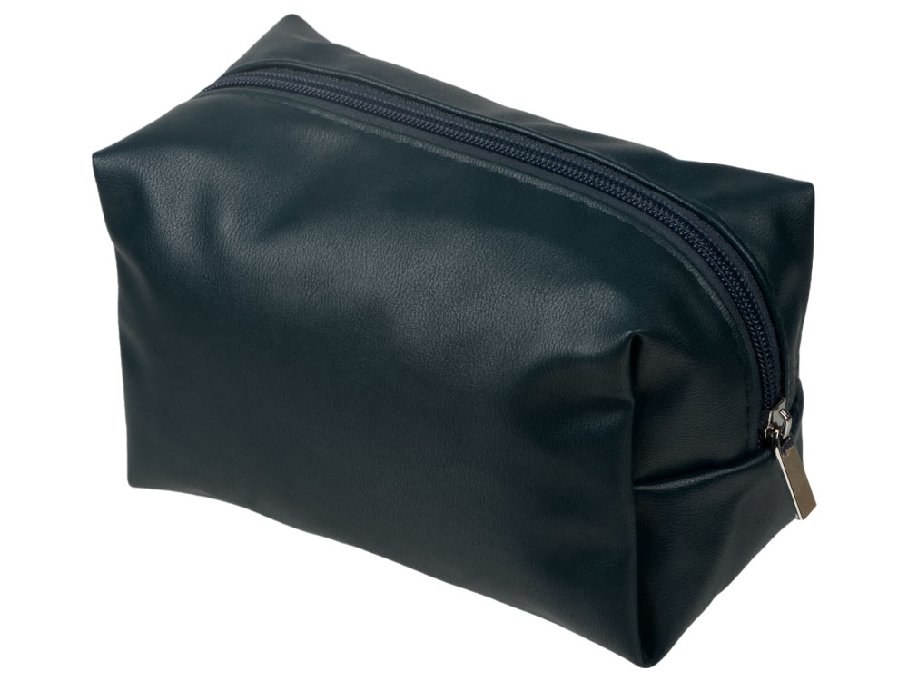 Косметичка из эко-кожи Enio, темно-синий-1