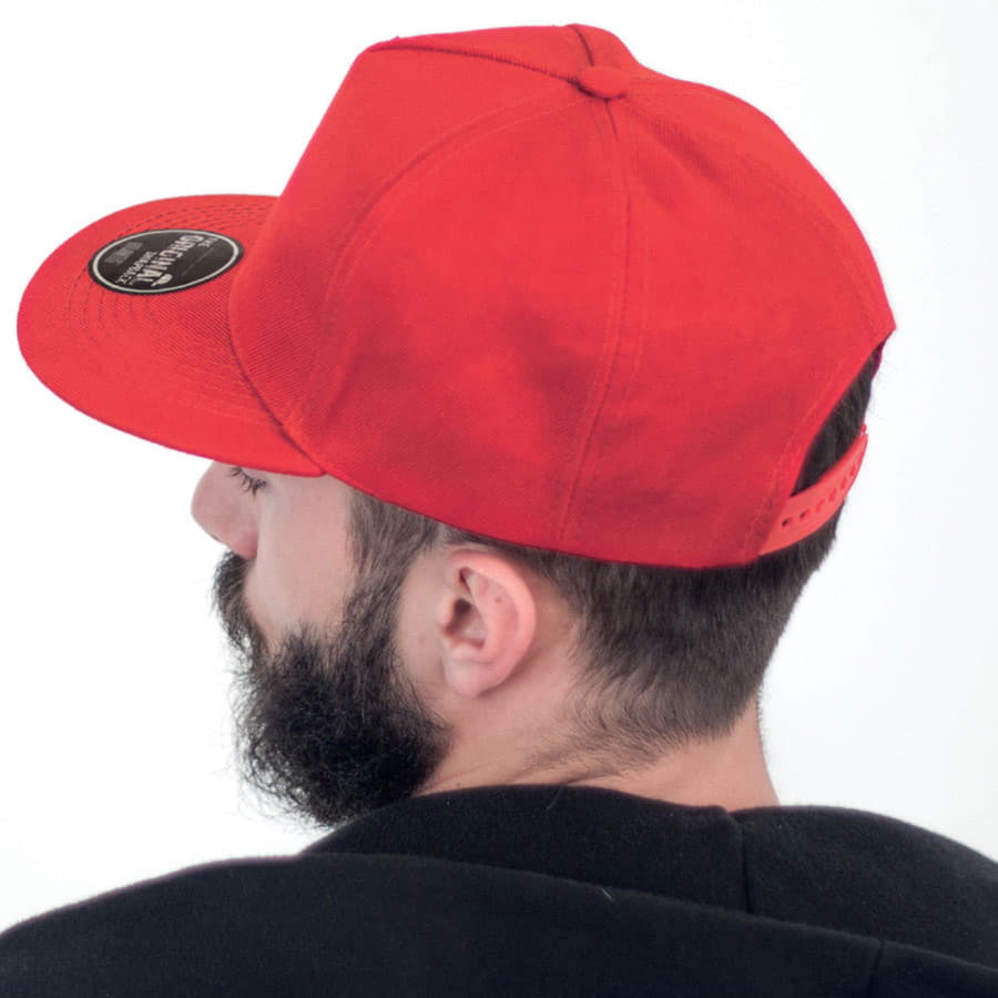 Бейсболка SNAP FIVE, 5 клиньев, пластиковая застежка, оливковый-2