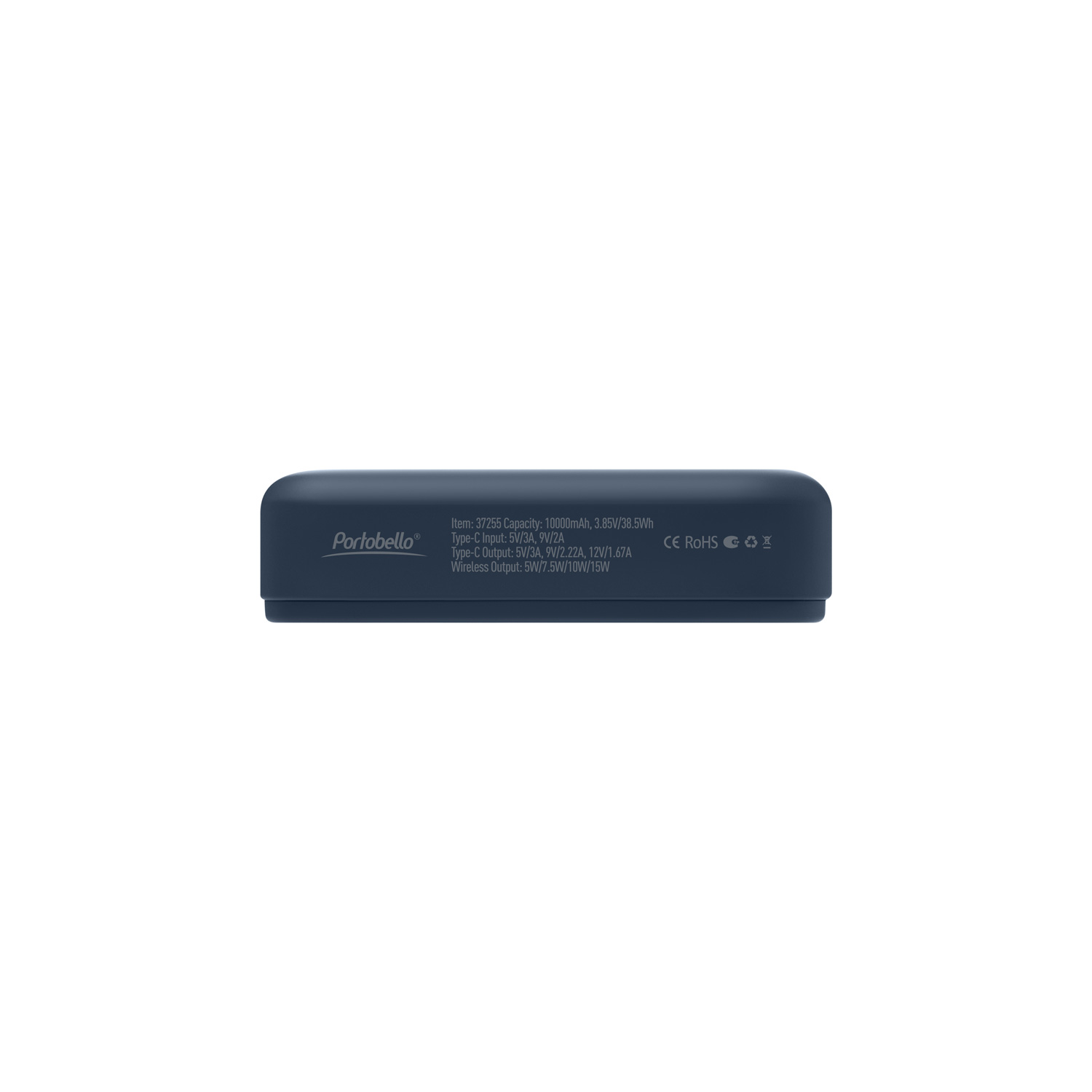Внешний аккумулятор Юнион PD (Union PD) 10000mAh с функцией беспроводной зарядки 15W, синий-7