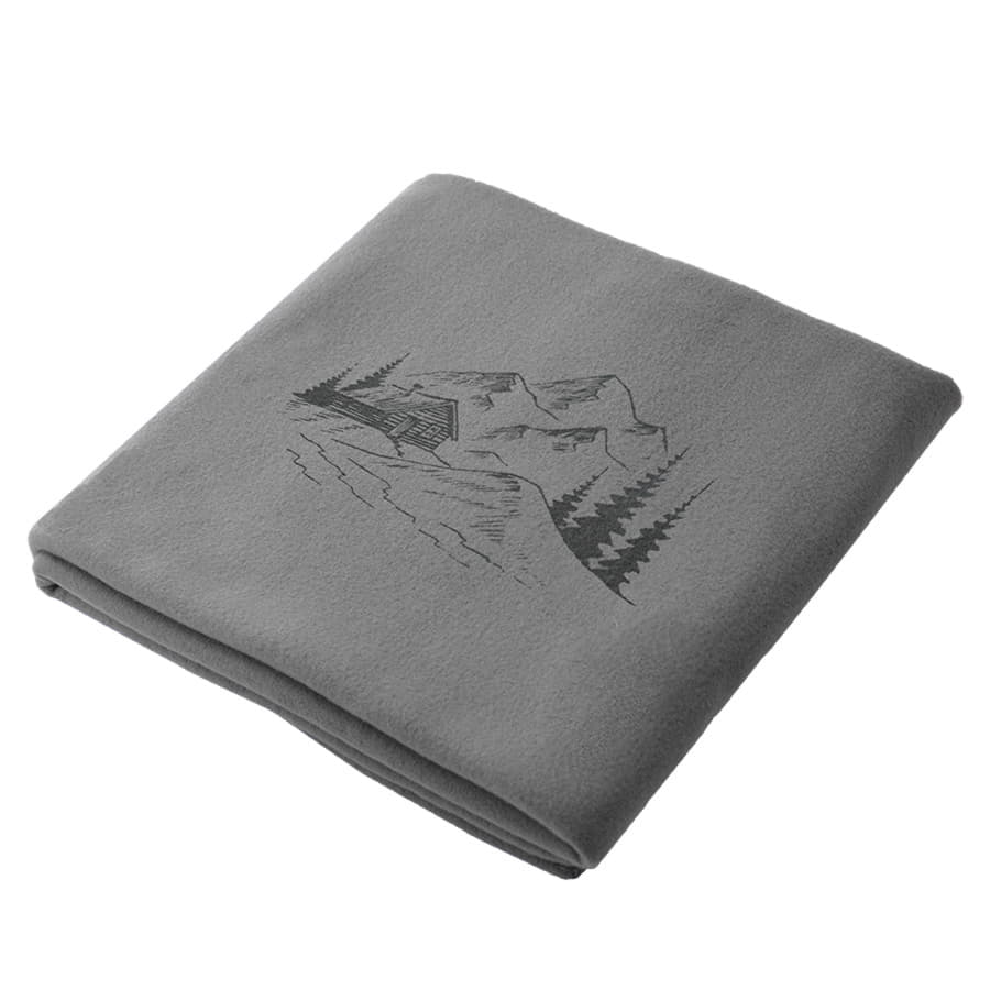 Плед KAYLA, 120x150 см, полиэстер RPET, синий-6