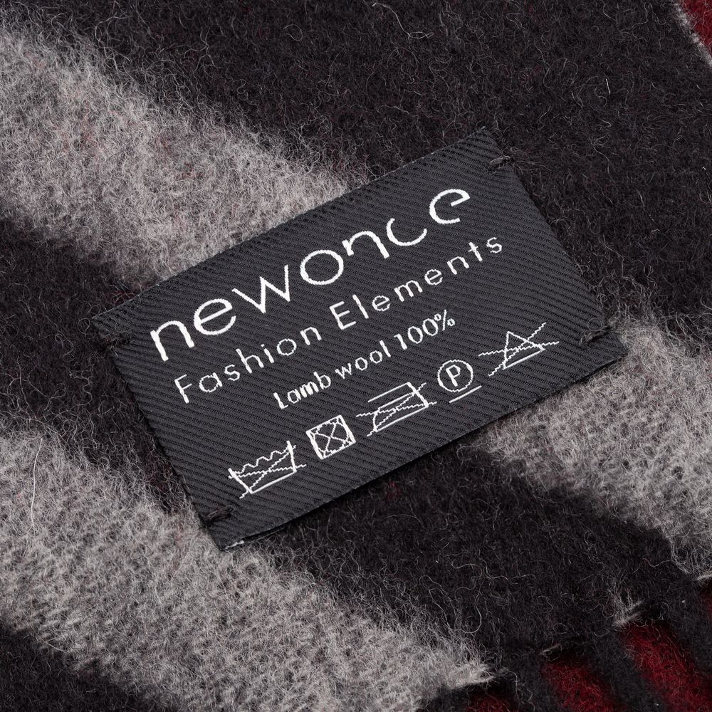 Шарф Charming, коричневый с оранжевым-4