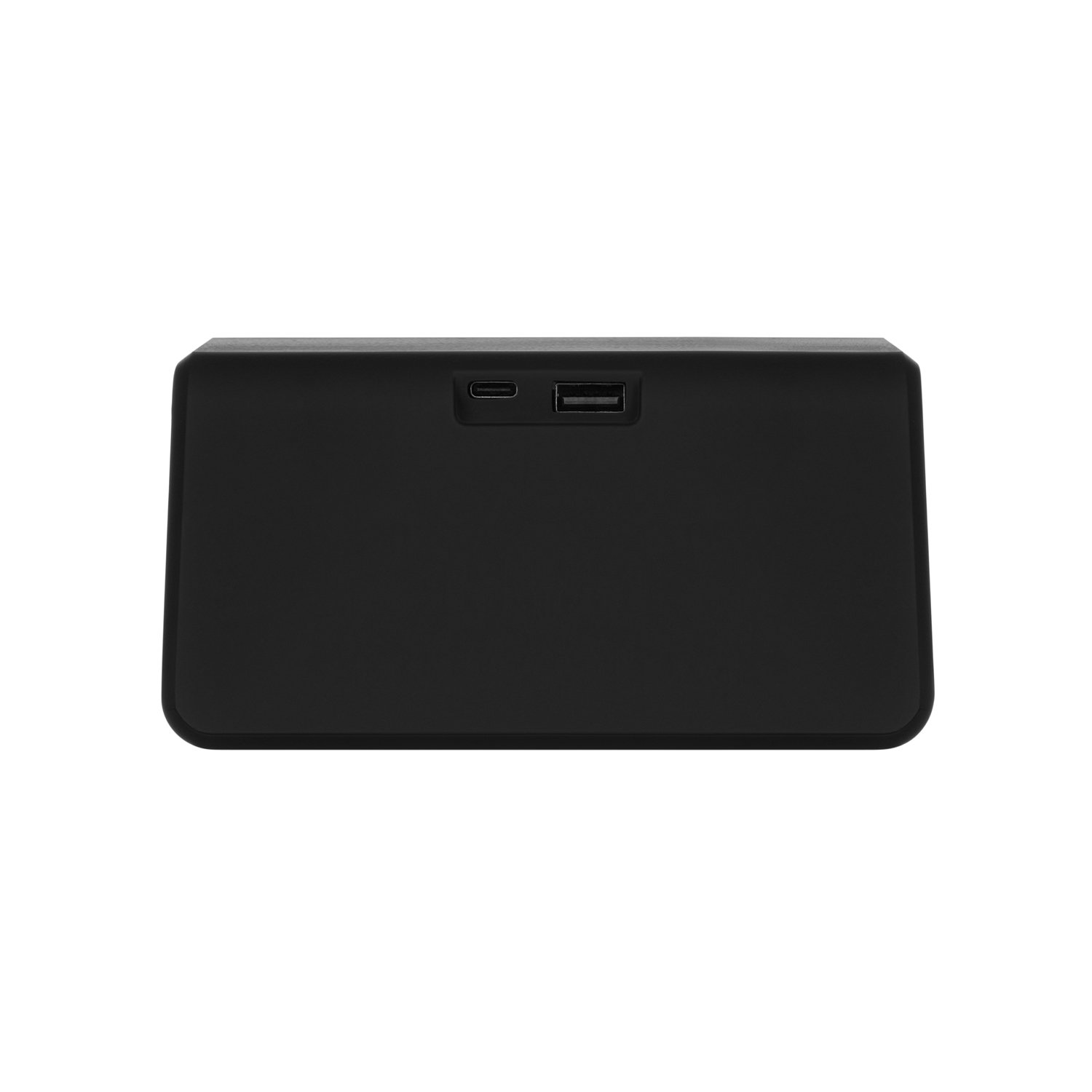 Зарядная станция с часами 15W Flame, черная-8