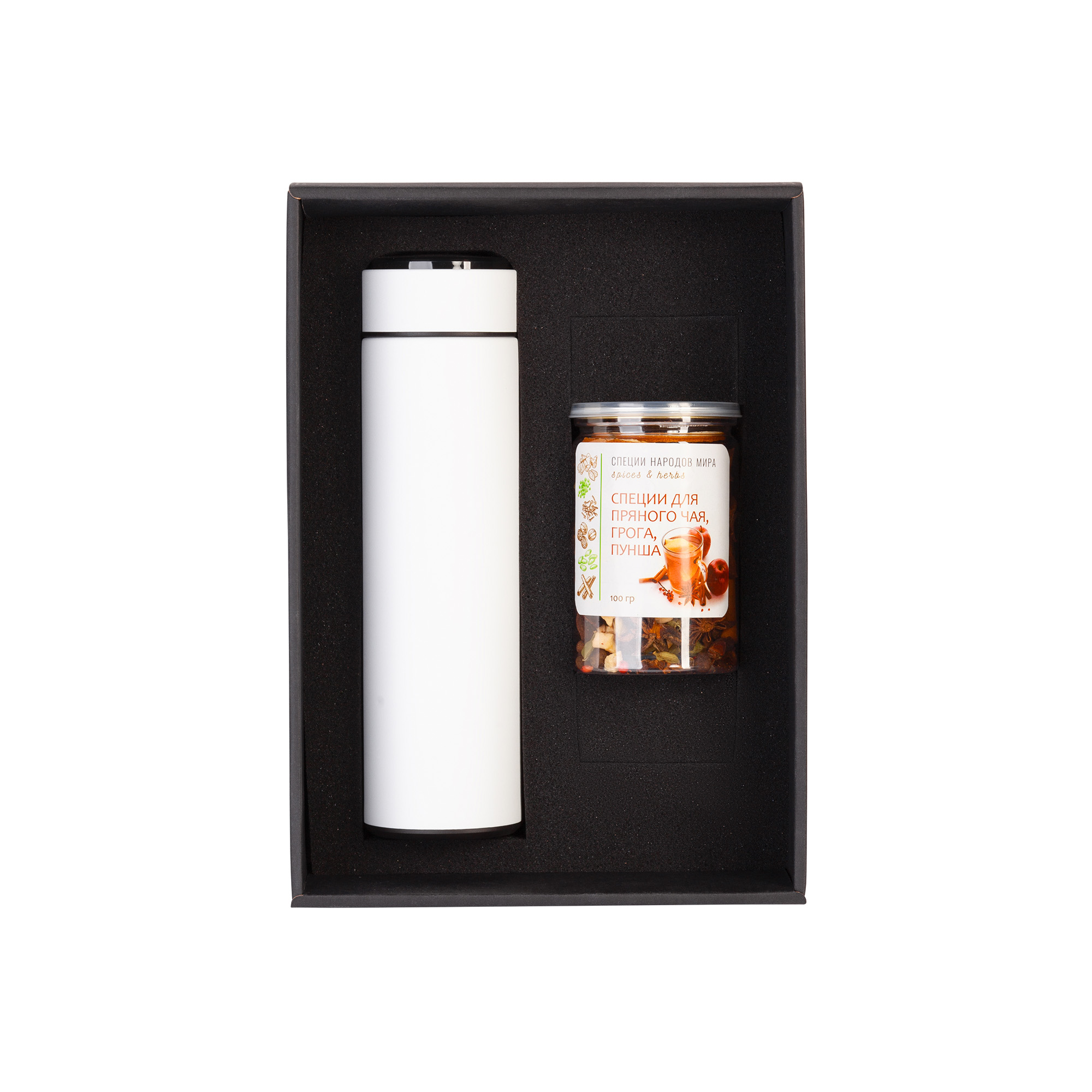 Набор подарочный "Pleasure": термос "Финикс", специи-0