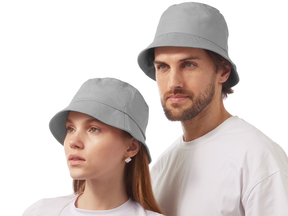 Хлопковая панама, серый-0