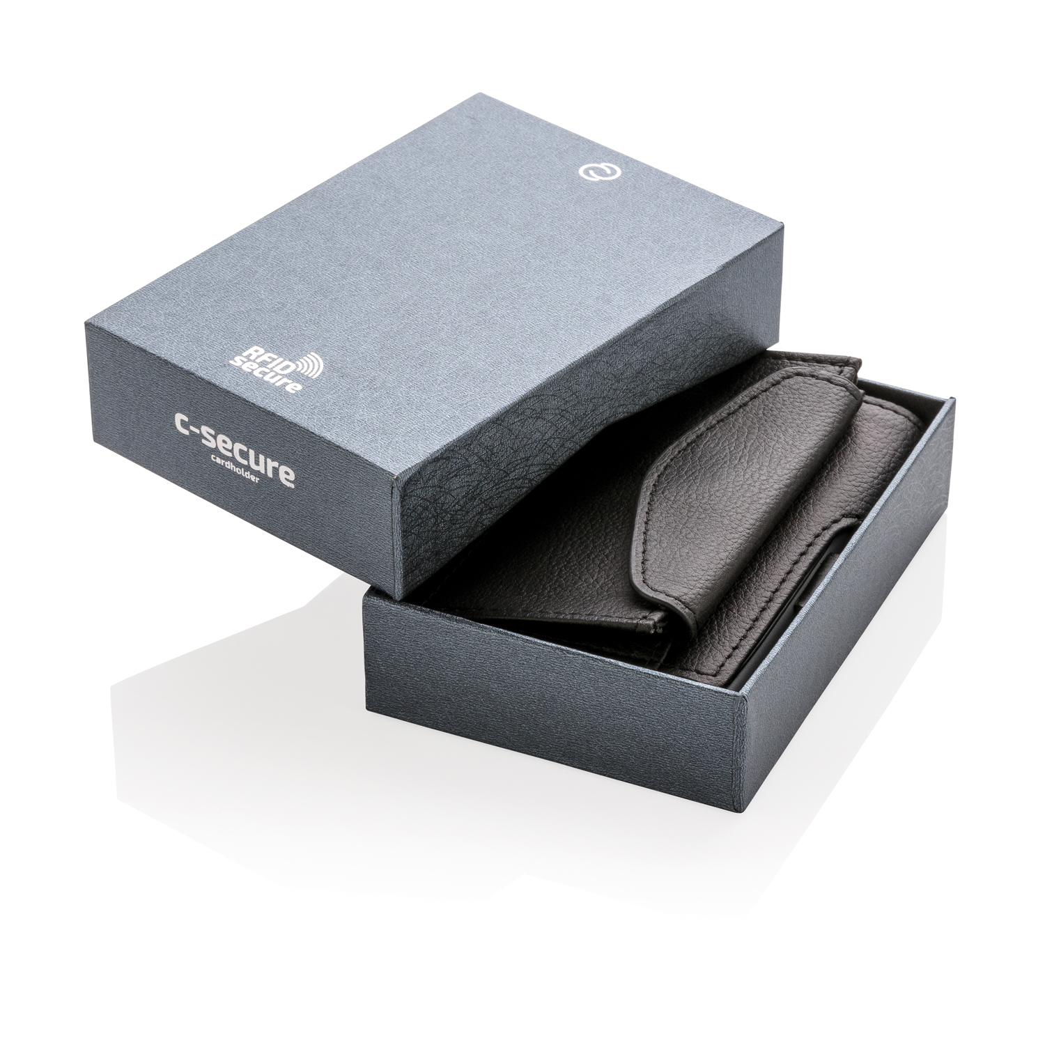 Кошелек с отделением для монет и держателем для карт C-Secure RFID-9