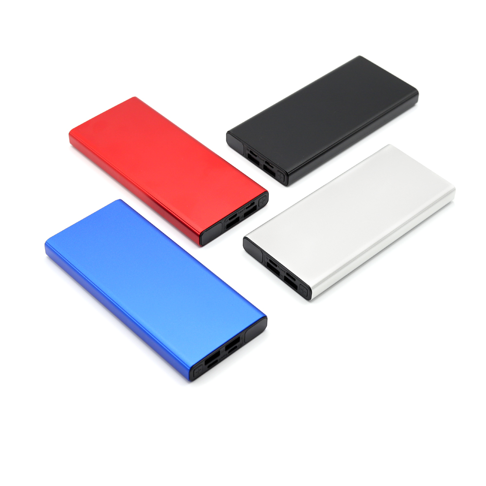 Внешний аккумулятор Höginn в металлическом корпусе, Синий-2