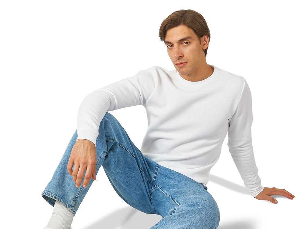 Толстовка промо London мужская, белый-1