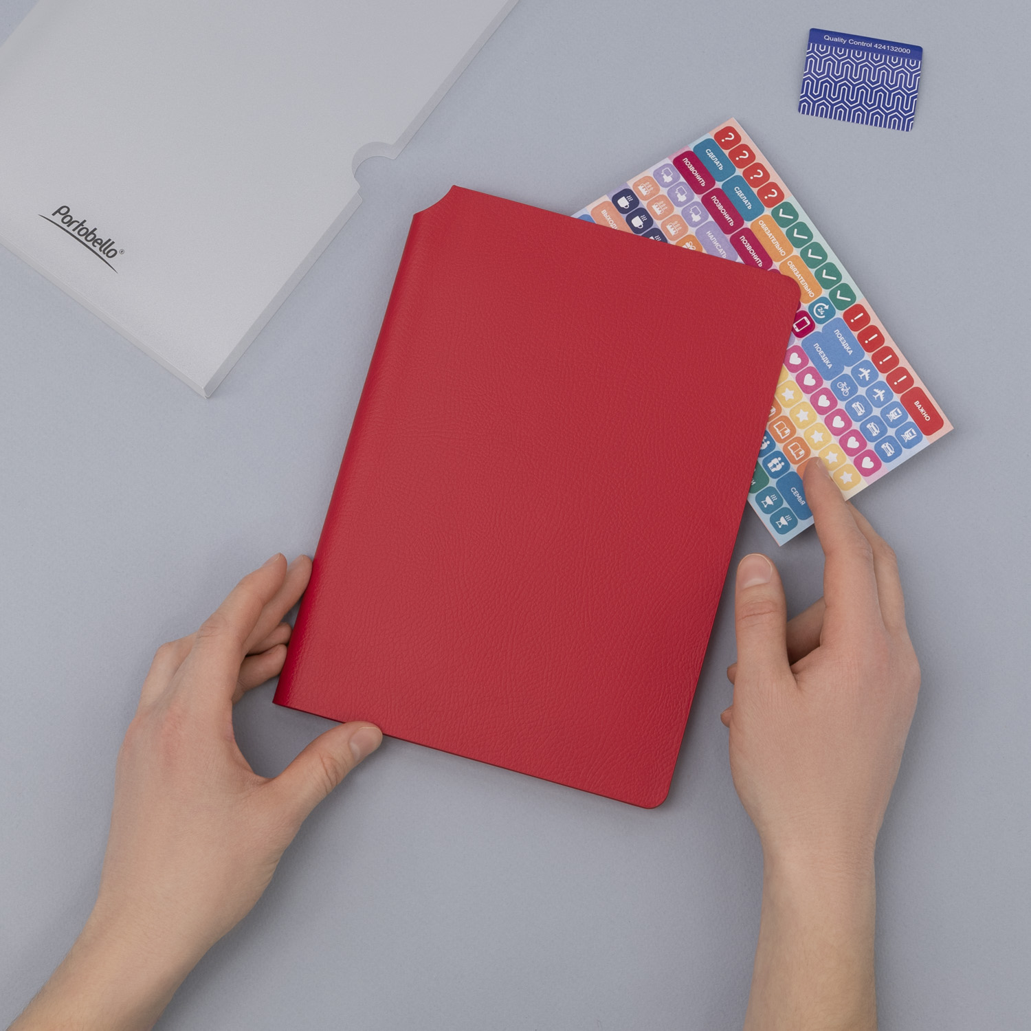 Ежедневник Molto недатированный, красный-9