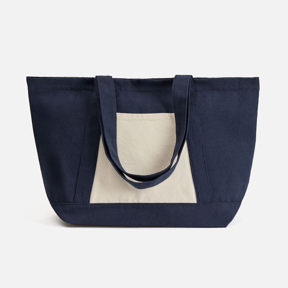 Шопер Shophop, синий с неокрашенным-2