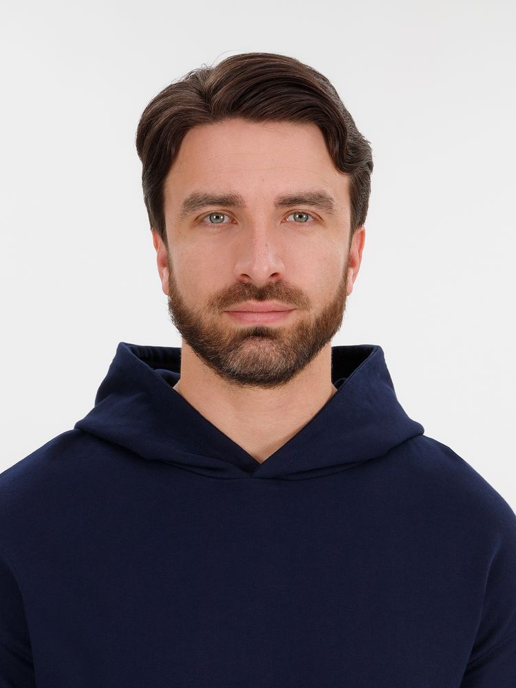 Худи оверсайз унисекс Outshine, темно-синее-3