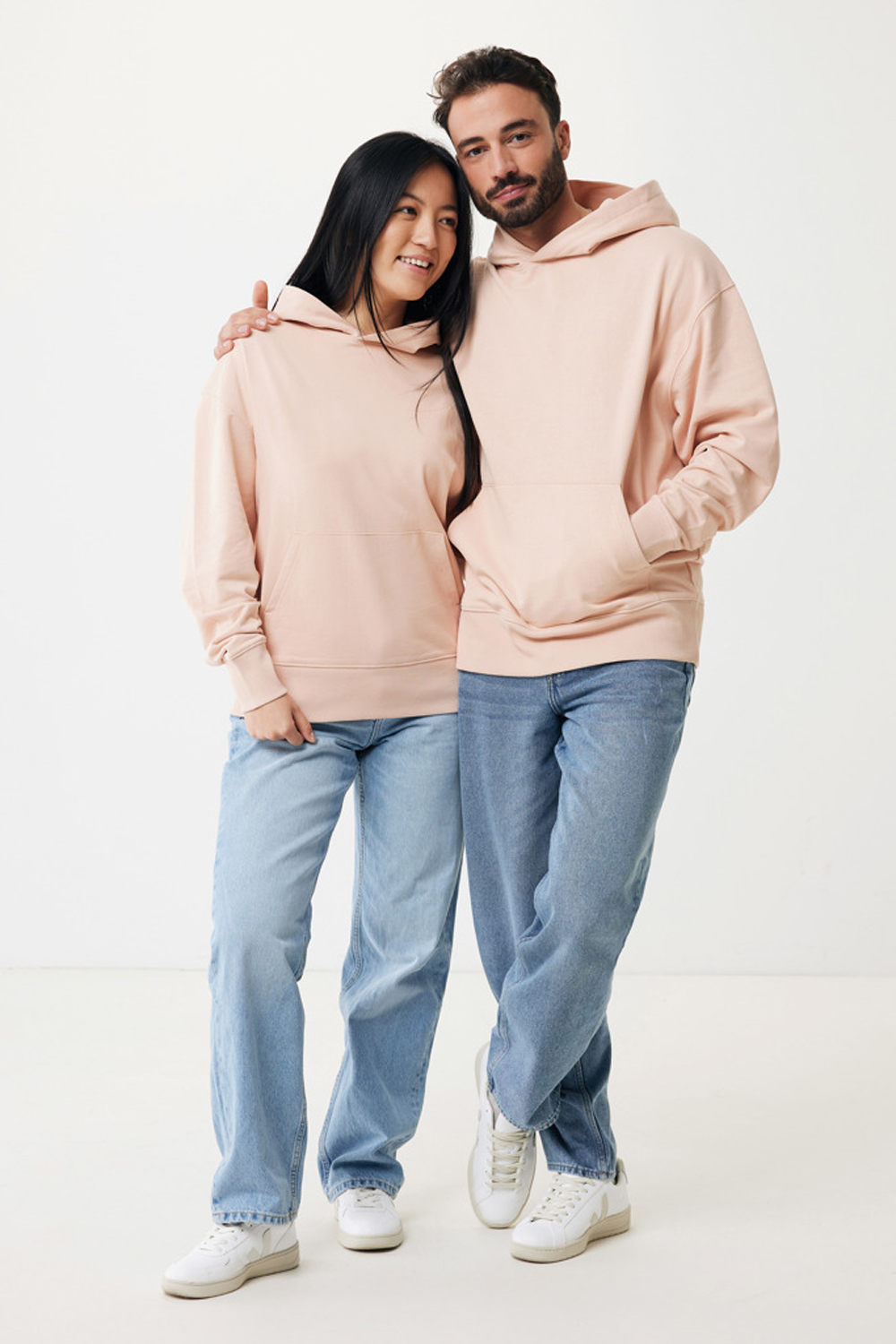 Худи Iqoniq Yoho из переработанного хлопка, свободный крой, унисекс, 340 г/м²-5