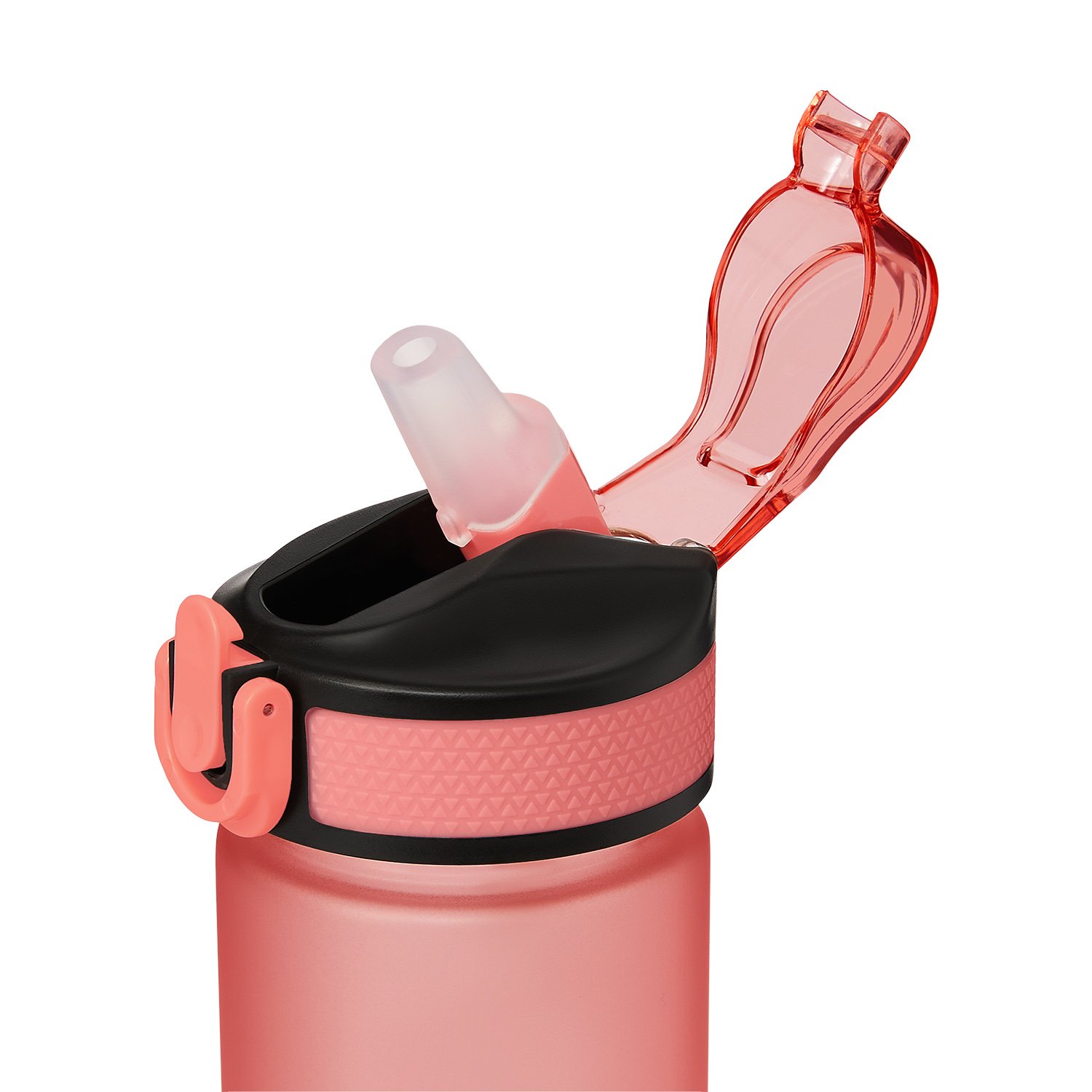 Бутылка для воды Flip mini, коралловая-2